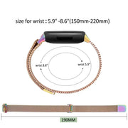 Metal Strap for the Fitbit Inspire/ACE 2/3 Series (available in 10 colours) by Habicare