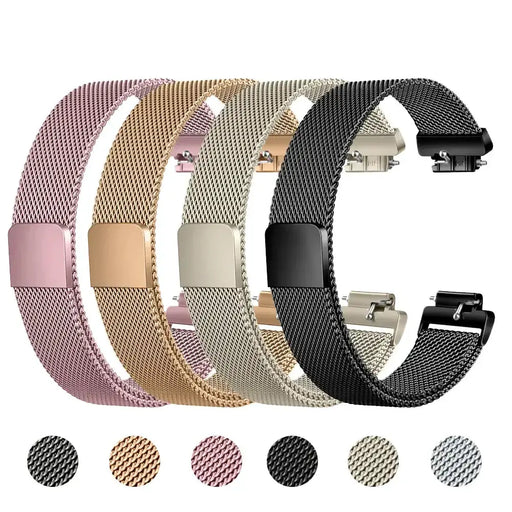 Metal Strap for the Fitbit Inspire/ACE 2/3 Series (available in 10 colours) by Habicare
