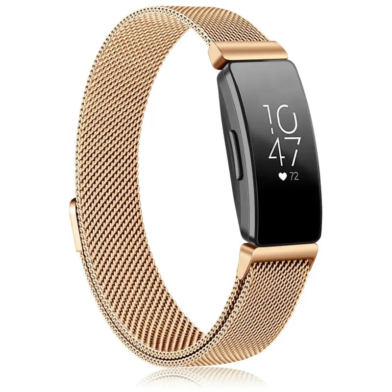 Metal Strap for the Fitbit Inspire/ACE 2/3 Series (available in 10 colours) by Habicare