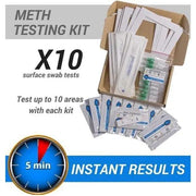9eight5 Tools & Kits (multipurpose) Meth Test Kit - 10 x Instant On-site Test Kits (For Landlords) Meth Test Kit - 10 x Instant On-site Test Kits (For Landlords)
