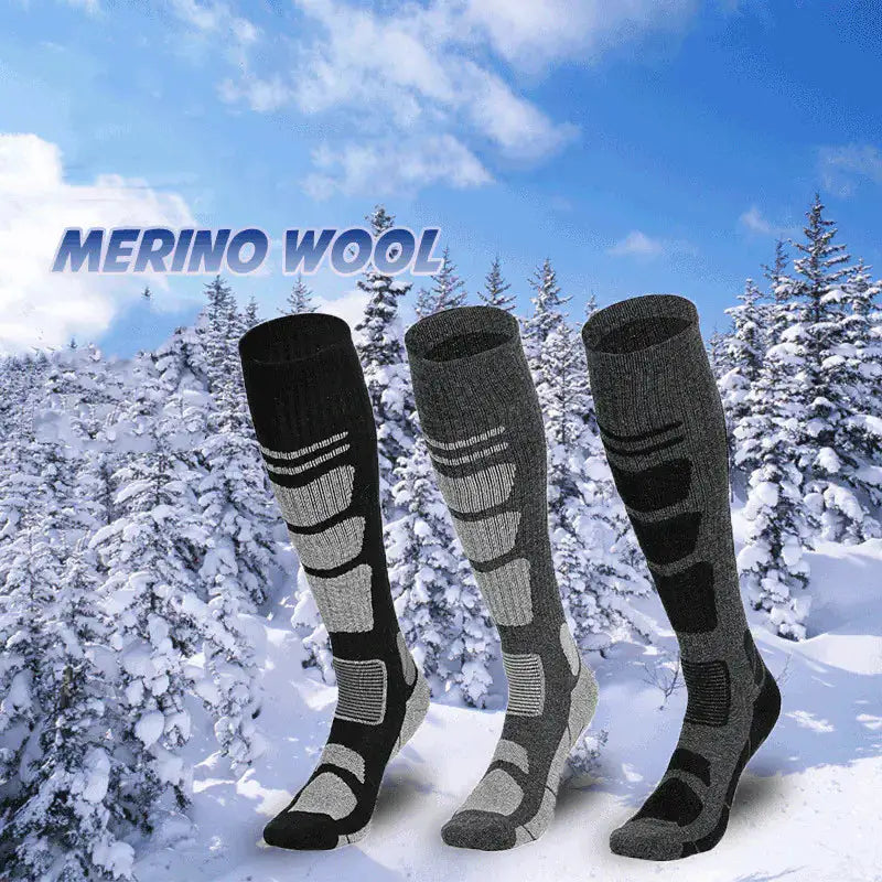 Over The Knee Wool Hiking Socks for New Adventures - Brushed High Tube Trail Socks by Mead's Supply & Equipment Outfitters limited