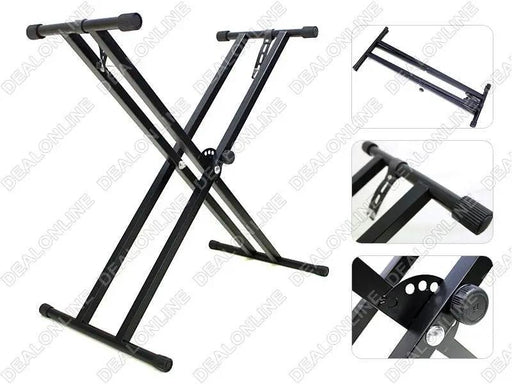 Foldable Double-X Shaped Keyboard Stand by dealonline.co.nz