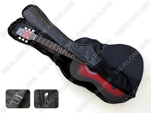 Brand New Black Soft Nylon 41" Acoustic Guitar Bag by dealonline.co.nz