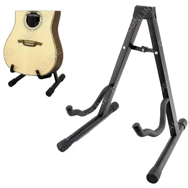 Brand New A-Frame Guitar Stand BLACK by dealonline.co.nz