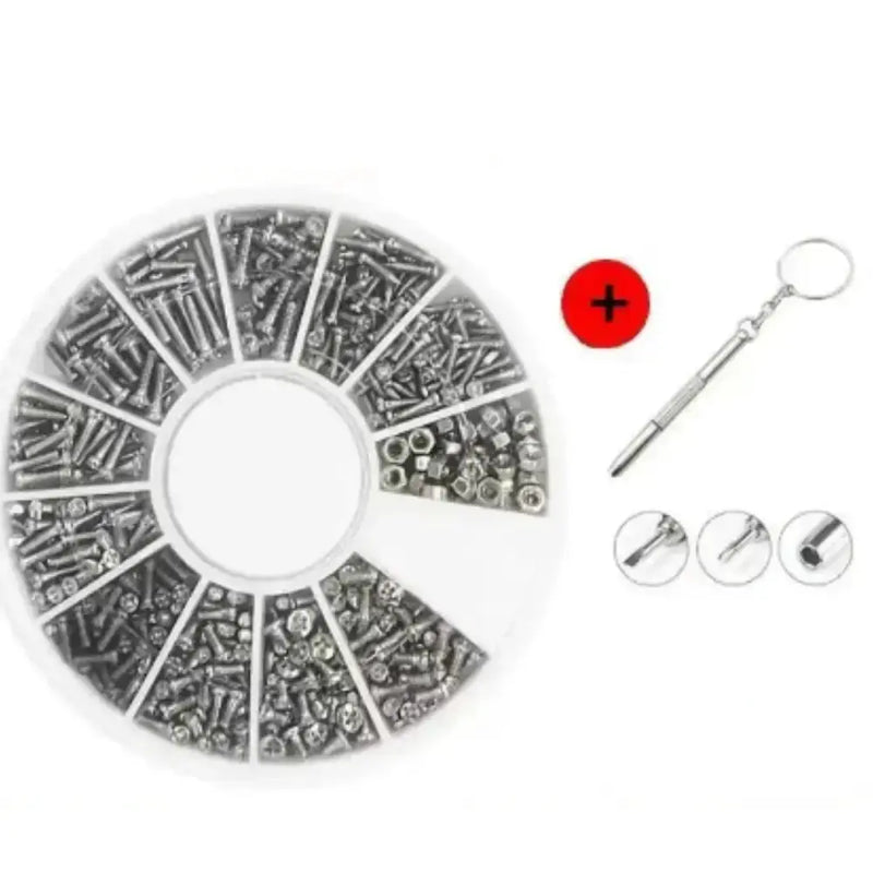 Micro Screw Set for Glasses, Watches, Phones & Tablets by Habicare