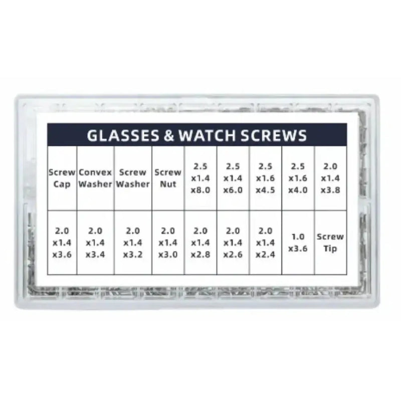 Micro Screw Set for Glasses, Watches, Phones & Tablets by Habicare
