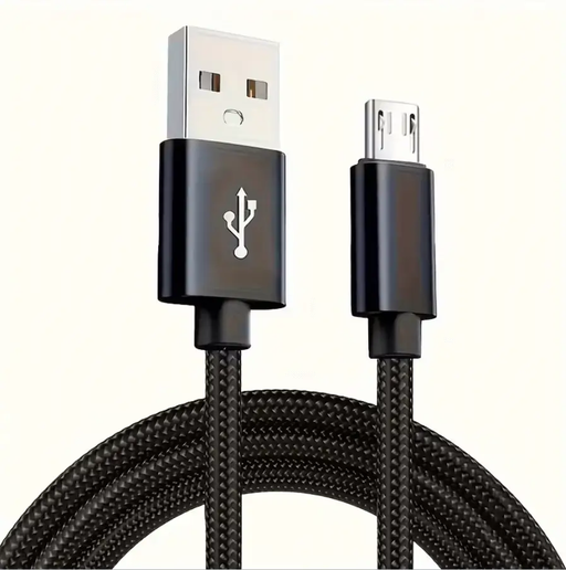 Micro USB Nylon Braided Cable – Fast Charging & Data Sync by techplus