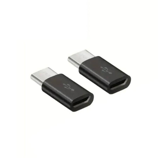 9eight5 Electronics Accessories Micro USB to Type C Adapter (Black) Micro USB To USB C Adapter Black Data Transfer