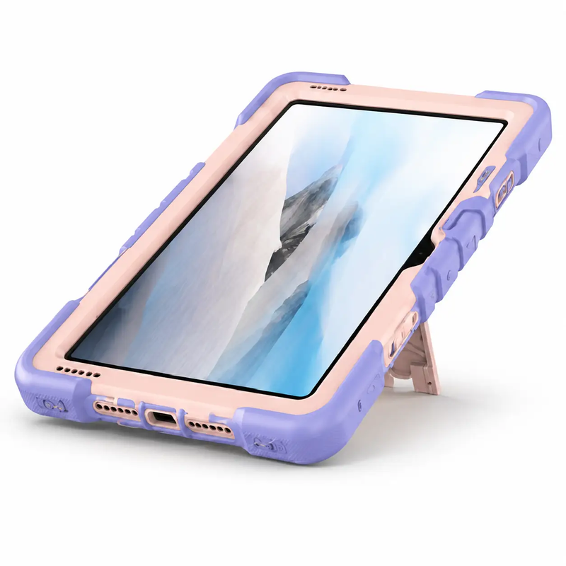 Microsoft Surface Go 3 (10.5 Inch) Rugged Shockproof Case with Kickstand (Pink) by techplus