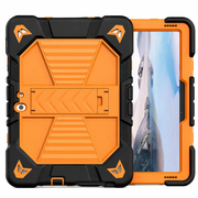 Microsoft Surface Go 3 (10.5 Inch) Rugged Shockproof Case with Kickstand (Orange) by techplus