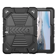 Microsoft Surface Go 4 (10.5 Inch) Rugged Shockproof Case with Kickstand (Black) by techplus