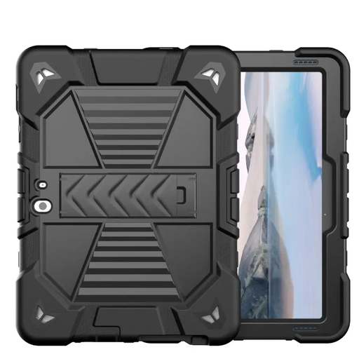 Microsoft Surface Go 1 (10.5 Inch) Rugged Shockproof Case with Kickstand (Black) by techplus