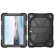 Microsoft Surface Go 4 (10.5 Inch) Rugged Shockproof Case with Kickstand (Black) by techplus