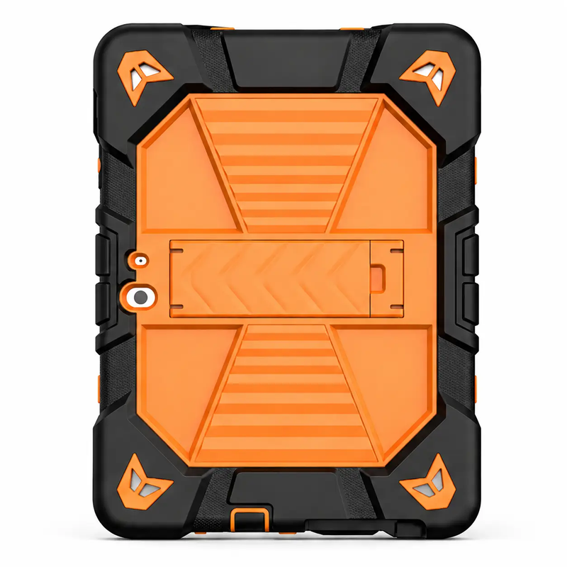 Microsoft Surface Go 4 (10.5 Inch) Rugged Shockproof Case with Kickstand (Orange) by techplus