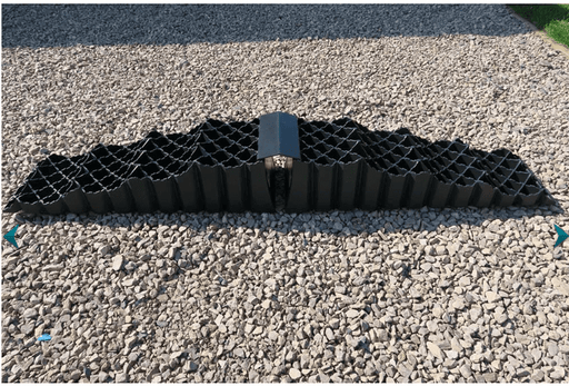 RVP 252 - Milenco Quattro Levellers - Pair displayed on gravel surface, showcasing innovative and lightweight design.