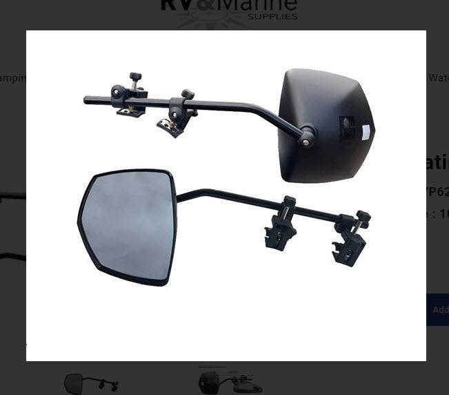 Milenco Platinum Grand Aero Mirror Twin Pack - Action Outdoors Kiwi