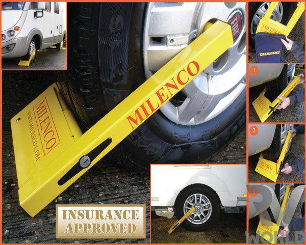 Milenco Compact Wheel Clamp - Action Outdoors Kiwi