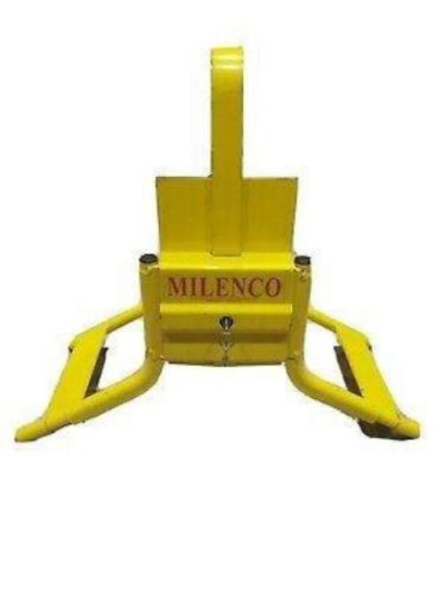 Milenco Wheelclamp 14in and 15in Wheels yellow wheel clamp for caravan security.