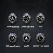 Military HD Binoculars – Long Range BAK4 Prism (20x50) by Habicare