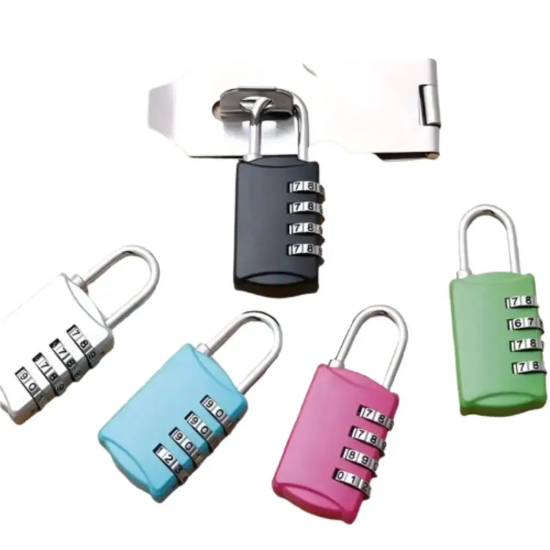 Mini 4-Digit Combination Lock (available in 3 colours) by Habicare