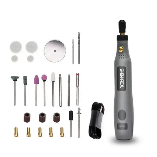 Mini Cordless Electric Drill & Grinder Set by Habicare