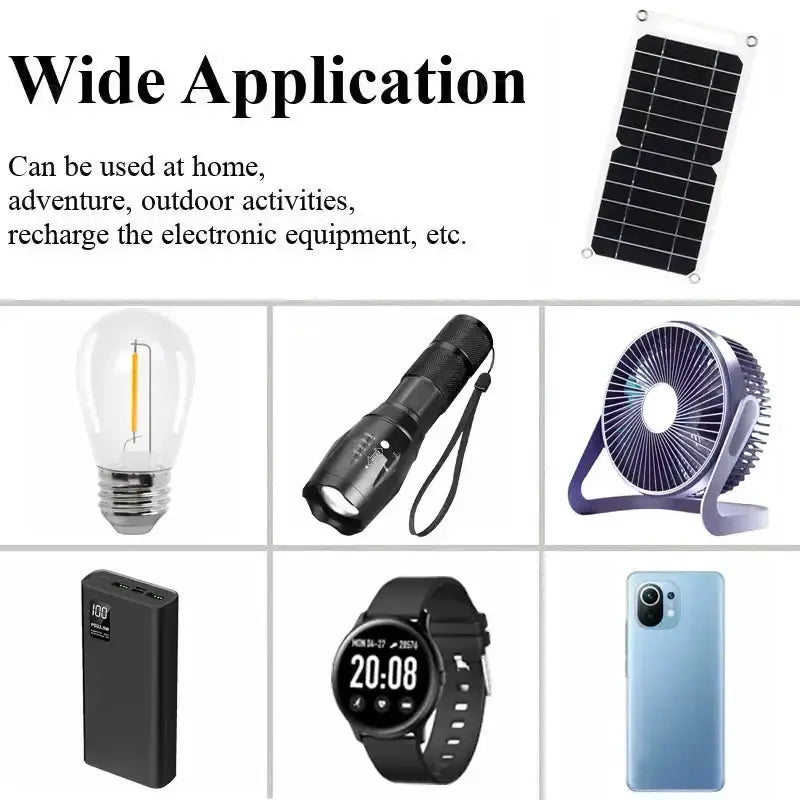 Mini Flexible Solar Charger 5V (different sets available) by Habicare