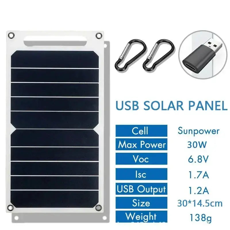 Mini Flexible Solar Charger 5V (different sets available) by Habicare