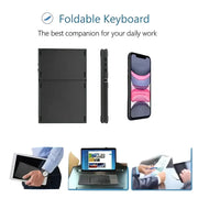 Habicare Mini Foldable Bluetooth Keyboard with Touchpad, Rechargeable Wireless Ultra-Slim Pocket Keyboard for Tablet & Laptop Mini Foldable Bluetooth Keyboard with Touchpad, Rechargeable Wireless Ultra-Slim Pocket Keyboard for Tablet & Laptop
