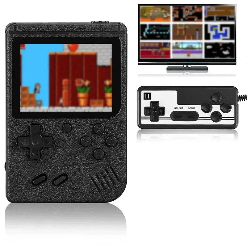 Mini Handheld Game Console – 400 Built-in Games (various types available) by Habicare