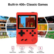 Mini Handheld Game Console – 400 Built-in Games (various types available) by Habicare