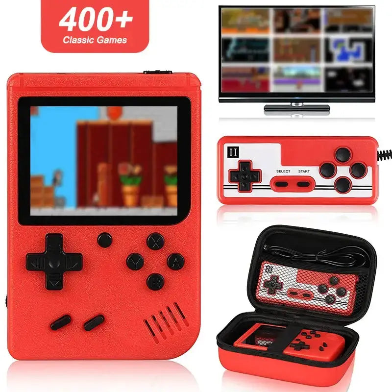 Mini Handheld Game Console – 400 Built-in Games (various types available) by Habicare