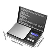 Mini Jewelry Pocket Scale 0.01g Digital Stainless Steel Portable Balance (4 sizes available) by Habicare