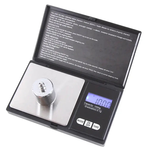 Mini Jewelry Pocket Scale 0.01g Digital Stainless Steel Portable Balance (4 sizes available) by Habicare
