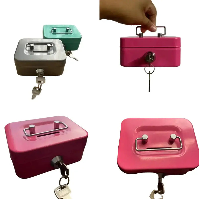 Mini Key Lock Money Safe Box (available in 4 colours) by Habicare