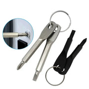 Mini Keychain Screwdriver Tool – Phillips & Slotted (2 colours available) by Habicare