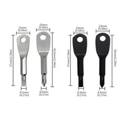 Mini Keychain Screwdriver Tool – Phillips & Slotted (2 colours available) by Habicare