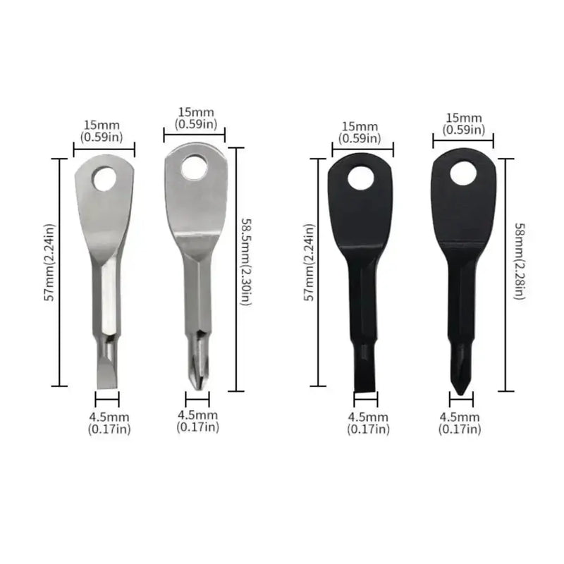 Mini Keychain Screwdriver Tool – Phillips & Slotted (2 colours available) by Habicare