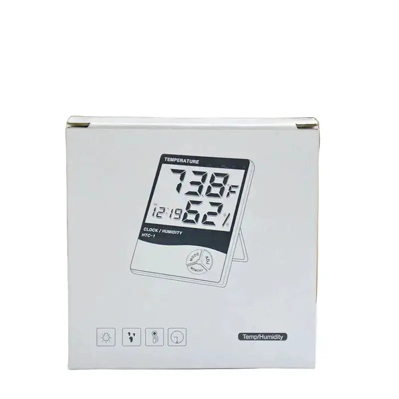 Mini LCD Digital Thermometer Hygrometer for Indoor Use (available in 2 types in packaging) by Habicare