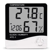 Mini LCD Digital Thermometer Hygrometer for Indoor Use (available in 2 types in packaging) by Habicare