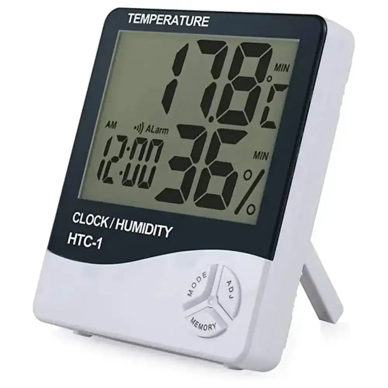 Mini LCD Digital Thermometer Hygrometer for Indoor Use (available in 2 types in packaging) by Habicare