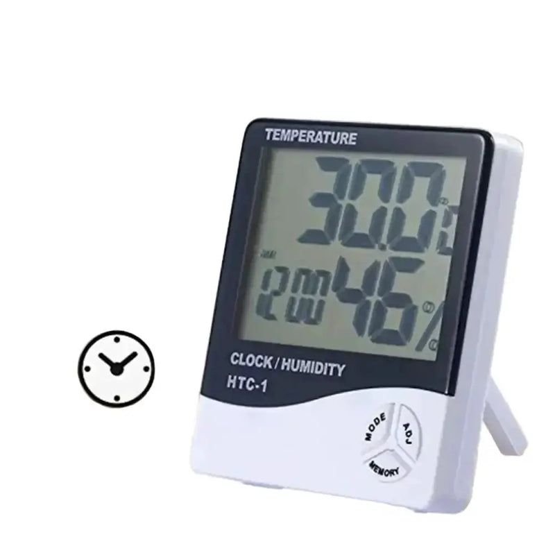 Mini LCD Digital Thermometer Hygrometer for Indoor Use (available in 2 types in packaging) by Habicare