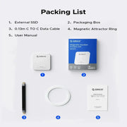 Mini Magnetic External SSD 2000MB/s (2 colours available) by Habicare