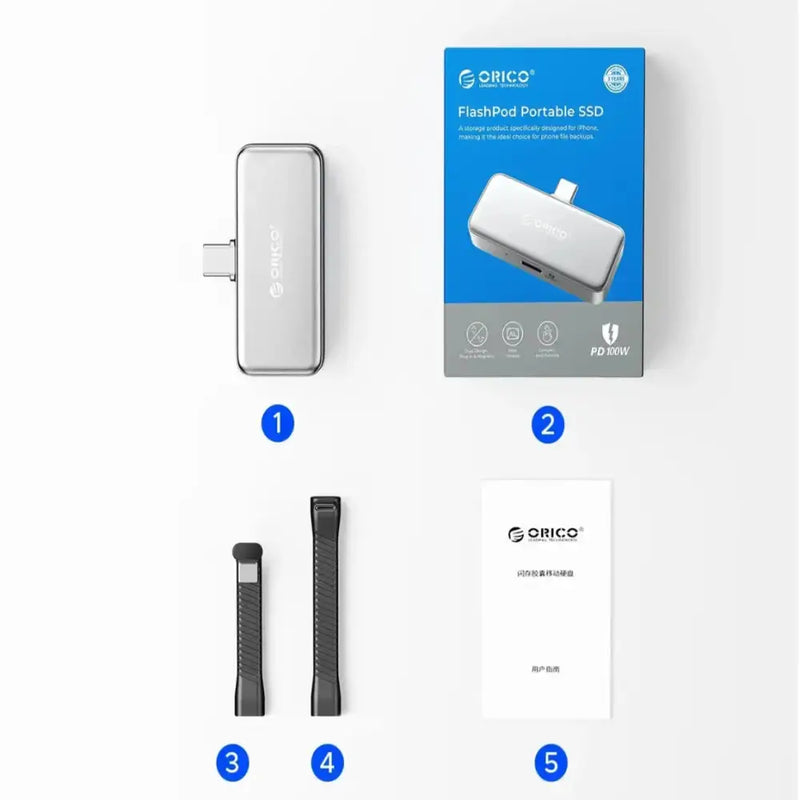Mini Portable SSD (Available in 64GB / 128GB / 256GB) by Habicare
