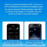 Mini Portable Wireless Selfie Screen Display for iPhone & Android Rear Camera by Habicare