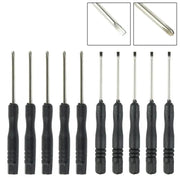 Mini Slotted & Cross Screwdriver Set – 3,22" / 2mm (10Pcs) by Habicare