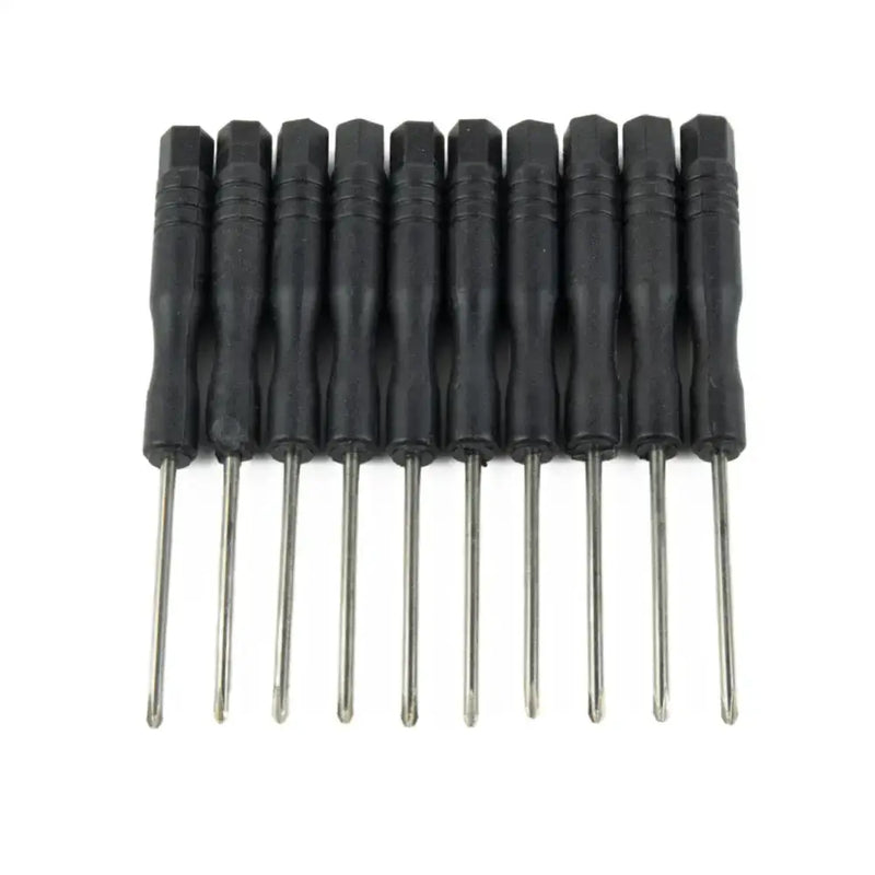 Mini Slotted & Cross Screwdriver Set – 3,22" / 2mm (10Pcs) by Habicare