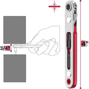 Mini Two-Way Ratchet Screwdriver – Flat/Hex Head (3 type of sets available) by Habicare