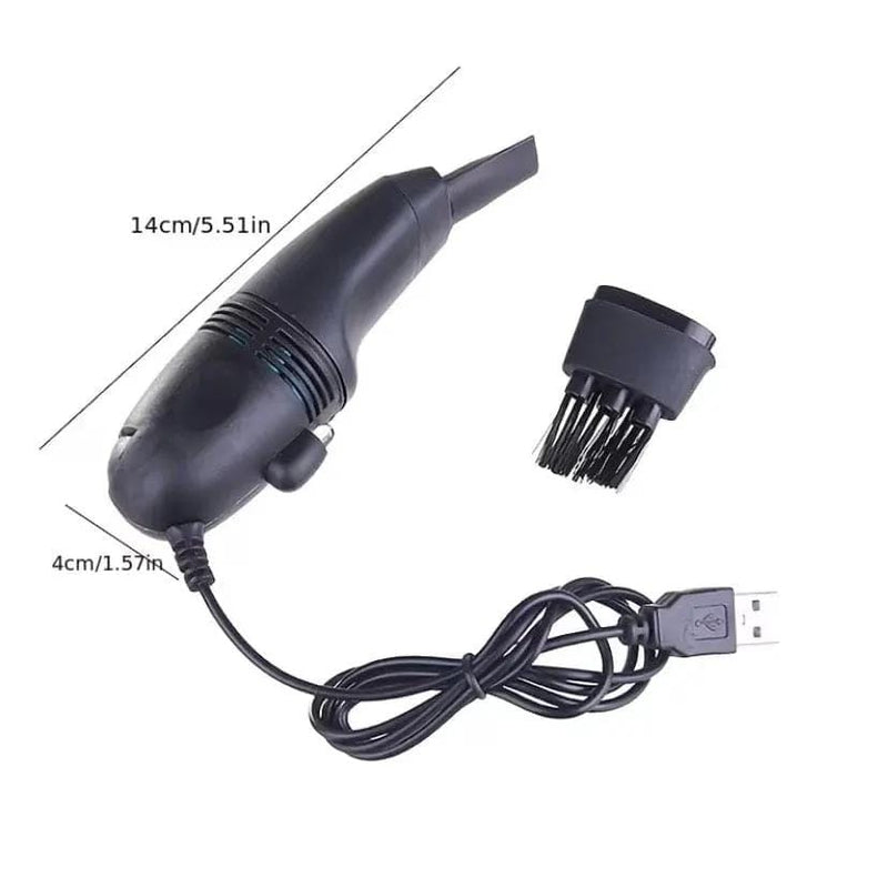 9eight5 Tools & Models Mini USB Office Vacuum Cleaner USB Powered Mini Keyboard Vacuum Cleaner With Brush