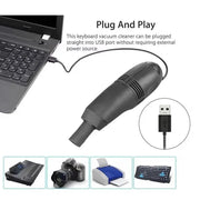 9eight5 Tools & Models Mini USB Office Vacuum Cleaner USB Powered Mini Keyboard Vacuum Cleaner With Brush