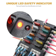 12 Way Fuse Block Blade Fuse Box Holder by salelink.co.nz